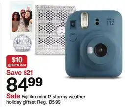 Target Fujifilm instax mini 12 Stormy Weather holiday gift set offer
