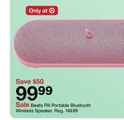 Target Beats Pill wireless Bluetooth speaker offer