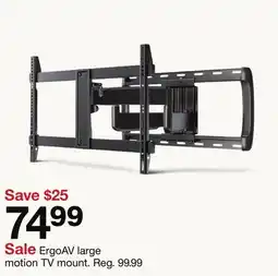 Target ErgoAV large motion TV mount offer