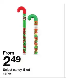 Target Select candy-filled canes offer