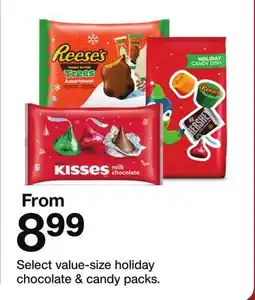 Target Select value-size holiday chocolate & candy packs offer