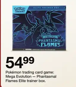 Target Pokémon trading card game: Mega Evolution - Phantasmal Flames Elite trainer box offer