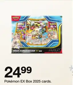 Target Pokémon EX Box 2025 cards offer