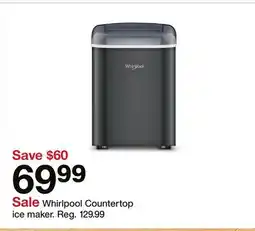 Target Whirlpool Countertop ice maker offer