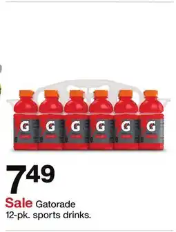 Target Gatorade 12-pk. sports drinks offer