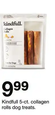 Target Kindfull 5-ct. collagen rolls dog treats offer
