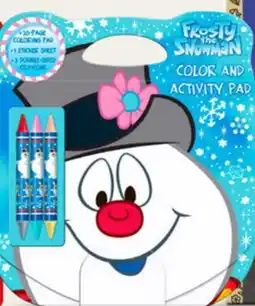 Target FROSTY SNOWMAN COLOR AND ACTIVITY PAD offer