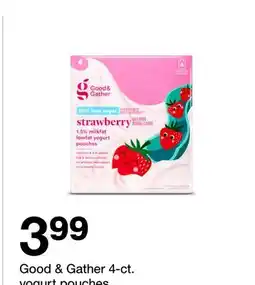 Target Good & Gather 4-ct. yogurt pouches offer