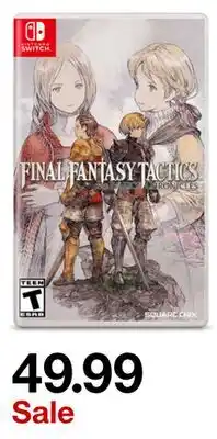 Target FINAL FANTASY TACTICS offer
