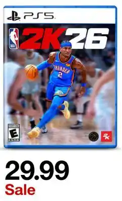 Target 2K26 - PS5 offer