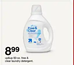 Target up & up 92 - oz. free & clear laundry offer