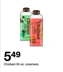 Target Chobani 24-oz. creamers offer