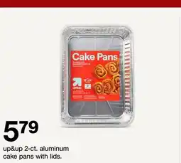 Target Up&Up 2-ct. aluminum cake pans with lids offer