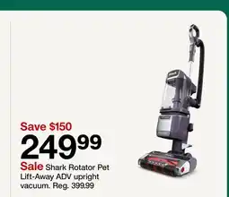 Target Shark Rotator Pet Lift-Away ADV upright vacuum offer