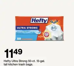 Target Hefty Ultra Strong 50-ct. 13-gal. tall kitchen trash bags offer