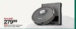 Target Shark Matrix self-empty robot vacuum offer
