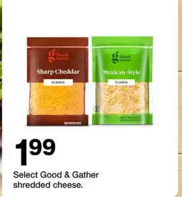 Target Select Good & Gather shredded cheese offer