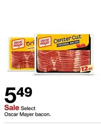 Target Select Oscar Mayer bacon offer