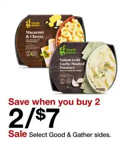 Target Select Good & Gather sides offer