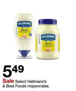 Target Hellmann's & Best Foods mayonnaise offer