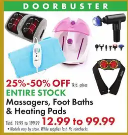 Boscov's Massagers, Foot Baths & Heating Pads offer