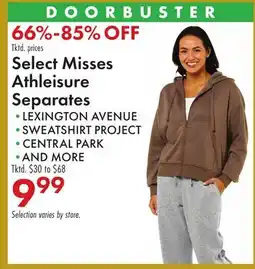 Boscov's Select Misses Athleisure Separates offer