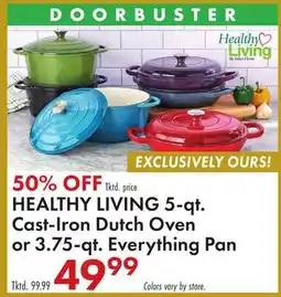 Boscov's HEALTHY LIVING 5-qt. Cast-Iron Dutch Oven or 3.75-qt. Everything offer