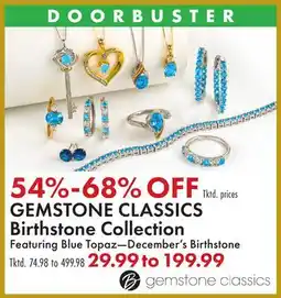 Boscov's GEMSTONE CLASSICS Birthstone Collection offer