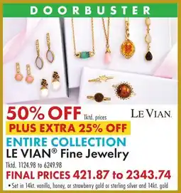 Boscov's LE VIAN Fine Jewelry offer