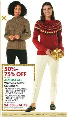 Boscov's Womens Better Collections offer