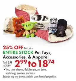 Boscov's Pet Toys, Accessories, & Apparel offer