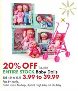 Boscov's Baby Dolls offer