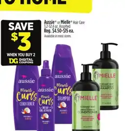 Dollar General Aussie or Mielle Hair Care offer