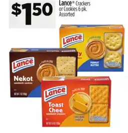 Dollar General Lance Crackers or Cookies offer