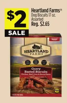 Dollar General Heartland Farms Dog Biscuits offer