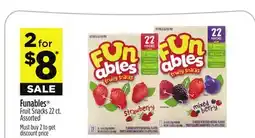 Dollar General Funables Fruit Snacks offer