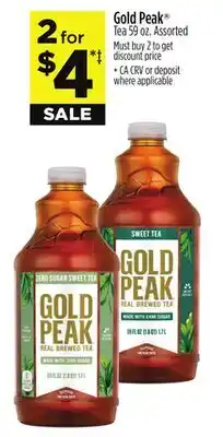 Dollar General Gold Peak Tea offer