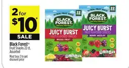 Dollar General Black Forest Fruit Snacks offer