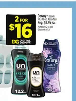 Dollar General Downy Beads offer