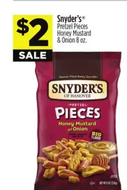 Dollar General Snyder's Pretzel Pieces Honey Mustard & Onion offer