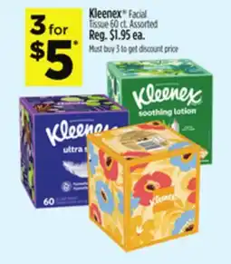 Dollar General Kleenex Facial Tissue offer