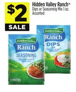 Dollar General Hidden Valley Ranch Dips or Seasoning Mix offer