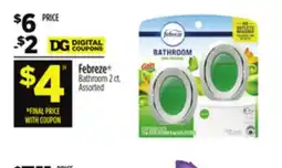Dollar General Febreze Bathroom offer