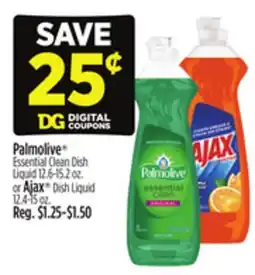 Dollar General Palmolive Essential Clean Dish Liquid or Ajax Dish Liquid offer