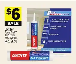 Dollar General Loctite Power Grab TM All Purpose Adhesive offer