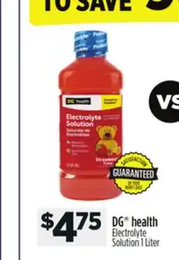 Dollar General DG health Electrolyte Solution offer