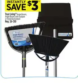 Dollar General True Living Angle Broom, Angle Broom with Dustpan or Stand Up Dustpan offer