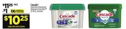 Dollar General Cascade Automatic Dishwasher Detergent offer
