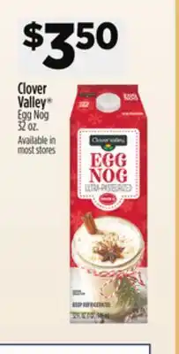 Dollar General Clover Valley Egg Nog offer
