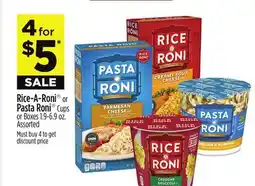 Dollar General Rice-A-Roni or Pasta Roni Cups or Boxes offer